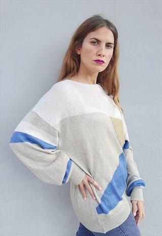 VINTAGE FINE KNIT JUMPER