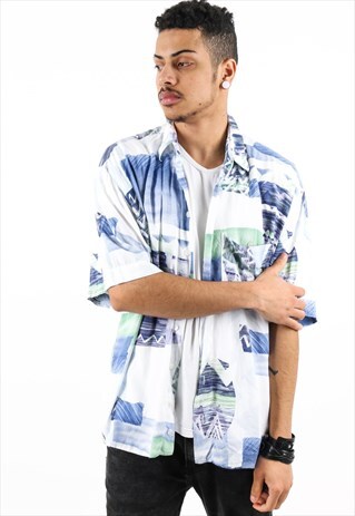 VINTAGE PATTERNED SHIRT PSAW472D