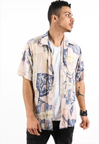 VINTAGE PATTERNED SHIRT PSAW480D
