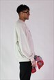 YVES SAINT LAURENT 90S GREY SWEATSHIRT