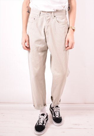 LEVI'S 507 MENS VINTAGE JEANS W30 L30 GREY 90S
