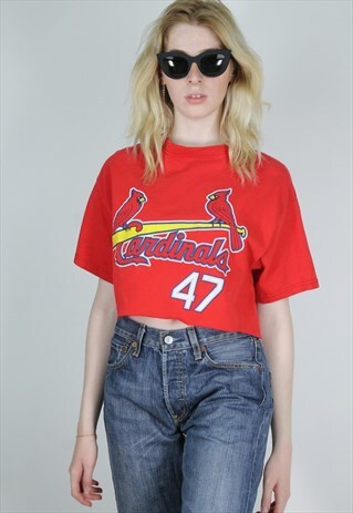 VINTAGE 90S PRINT CROP TOP