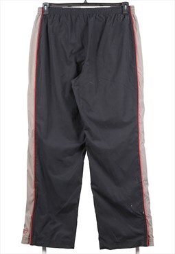 Vintage 90's Reebok Trousers / Pants Baggy Striped Black,