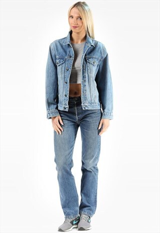 VINTAGE BOYFRIEND JEAN JACKET DENIM VINTAGE