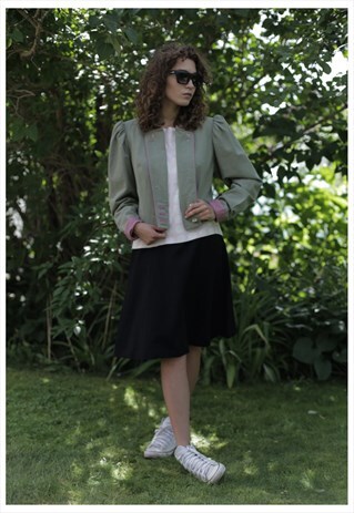 VINTAGE 70'S LIGHT GREEN JACKET