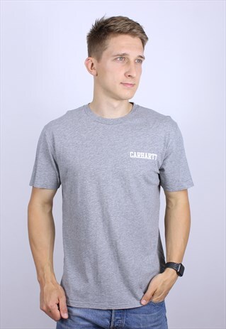 VINTAGE CARHARTT MENS LOGO T-SHIRT TOP
