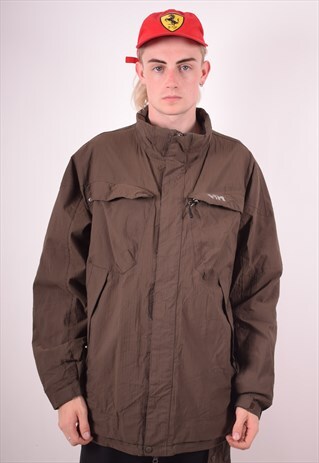 HELLY HANSEN MENS VINTAGE JACKET XL BROWN 90S