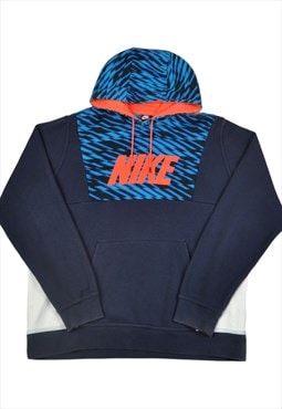 Vintage Nike Hoodie Sweatshirt Blue XL
