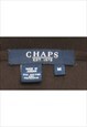 VINTAGE DARK BROWN CHAPS SHIRT - M