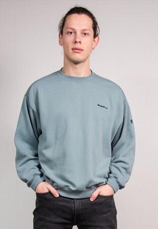 90'S VINTAGE GREEN REEBOK SWEATSHIRT JUMPER