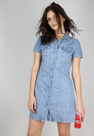 VINTAGE 90S DENIM DRESS