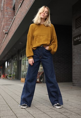 VINTAGE 90'S REWORKED HIGH WAIST FLARE JEANS