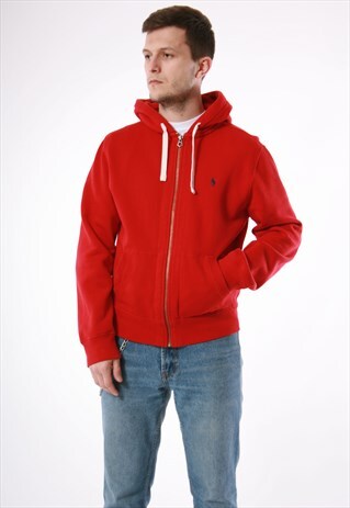 90S VINTAGE RARE POLO RALPH LAUREN HOODIE 13636