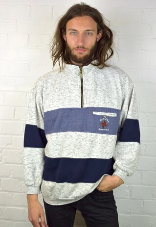 VINTAGE 90'S 1/4 ZIP SWEATSHIRT