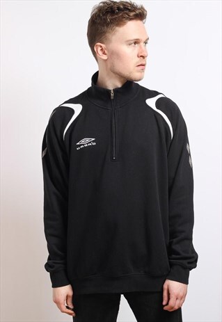 VINTAGE UMBRO HALF ZIP SWEATSHIRT