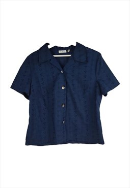 Vintage Panthere Shirt in Blue L