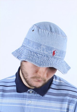POLO RALPH LAUREN JEANS PANAMS BUCKLE HAT