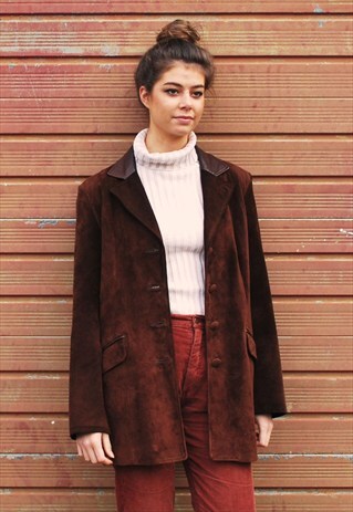 VINTAGE TAN LEATHER JACKET
