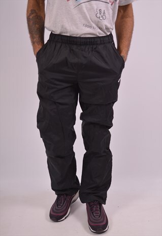 VINTAGE NIKE TRACKSUIT TROUSERS BLACK