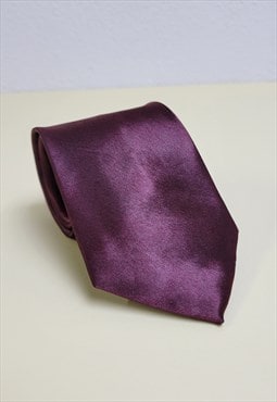 Fuschia Solid Men Luxury Neckties Ties