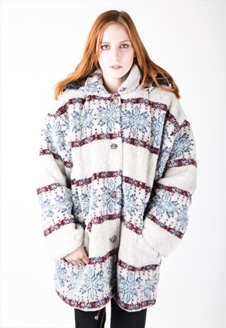 VINTAGE 80S FLEECE COAT