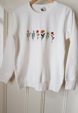 Wild Flowers Relaxed-fit top sweatshirt 