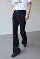 Men's Design zipper slit denim trousers SS2022 VOL.5
