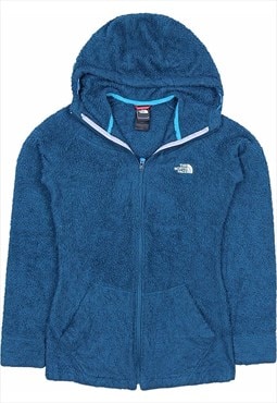 The North Face 90's Spellout Hooded Zip Up Fleece XSmall Tur