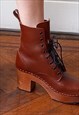 LEATHER ANKLE BOOTS SIZE 5