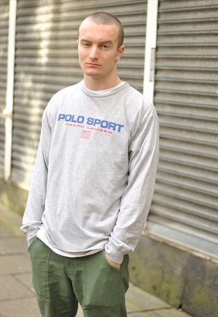 VINTAGE POLO SPORT RALPH LAUREN LONG SLEEVED TEE