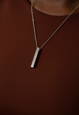 Born a Queen Necklace Stainless Steel Silver