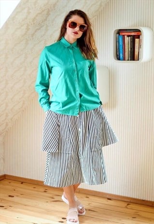 GREEN LONG SLEEVE VINTAGE SHIRT