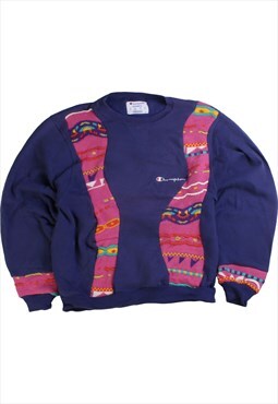 Vintage 90's Champion Sweatshirt Rework Coogi Crewneck