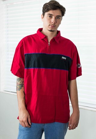 VINTAGE CHAPS RALPH LAUREN SHIRT LOGO 90S XL 7.5