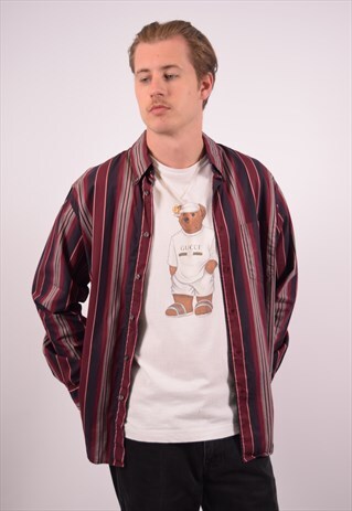 VINTAGE LACOSTE SHIRT STRIPES MULTI