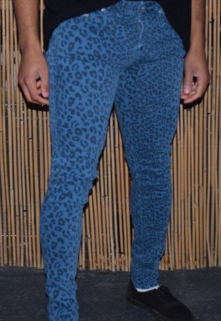RARE VINTAGE SUPERDRY BLUE SKINNY JEANS