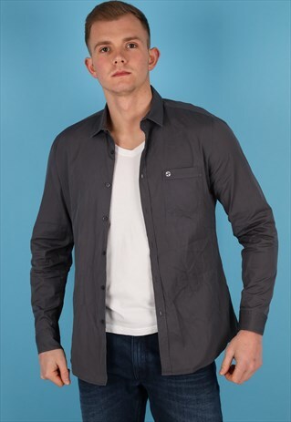 VINTAGE GUCCI SHIRT IN GREY NS132