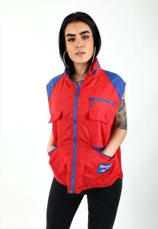 VINTAGE REEBOK UTILITY GILET JACKET NJ106