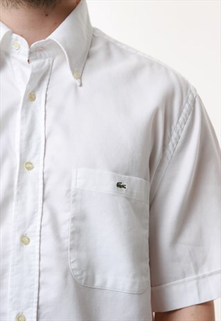 90S LACOSTE OLDSCHOOL VINTAGE COTTON SHIRT 16985