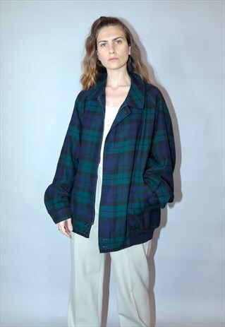 VINTAGE BURBERRY NOVA CHECK WOOL JACKET