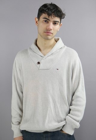 cream tommy hilfiger jumper