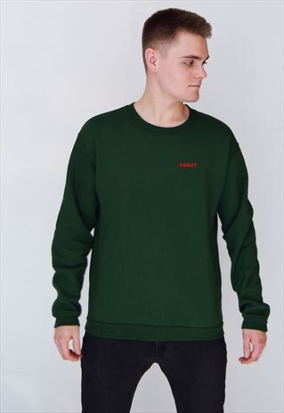 GREEN DONUT (RED) SWEATSHIRT