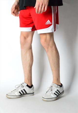 2007 RED ADIDAS SPORTS SHORTS