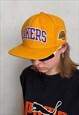 VINTAGE 90'S RAVE LAKERS BASEBALL CAP IN YELLOW & PURPLE
