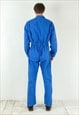 MEN M ECLAIR ZIPPER FRENCH WORKER BOILERSUIT CHORE JUMPSUIT 