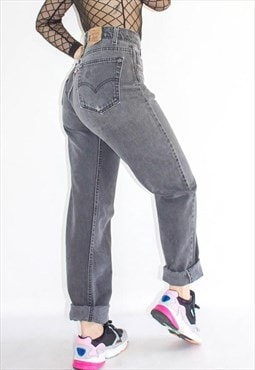 Vintage 90's Grey High Waist Levi's Mom Jeans