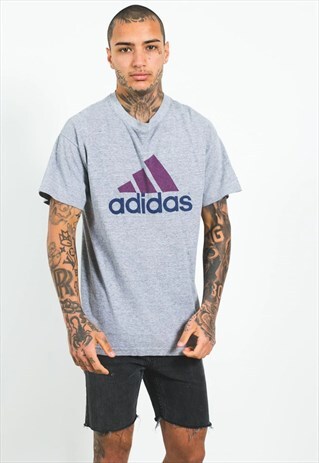 VINTAGE 80S ADIDAS SPORT T-SHIRT / S5607