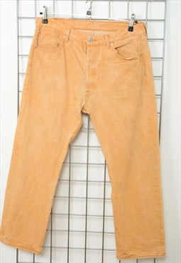 Vintage 90s Levi's 501 Denim Jeans Brown 36/30"