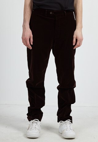 VINTAGE DARK BROWN TROUSERS BOTTOMS