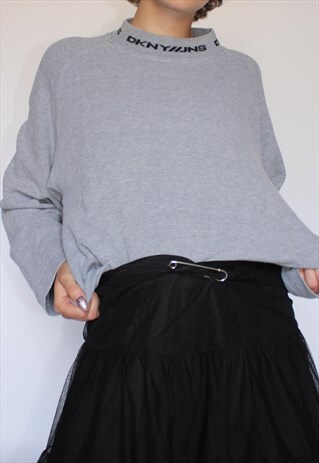 UNISEX 90S DKNY JEANS LONG SLEEVE JUMPER
